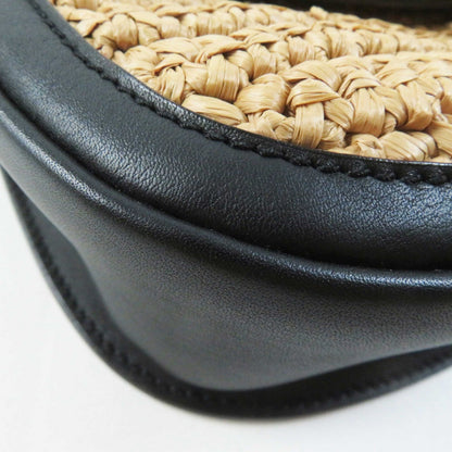 SAINT LAURENT Paris Kaia Raffia & Leather by Anthony Vaccarello 2022 100% Authentic Pre-Owned ✨Pristine