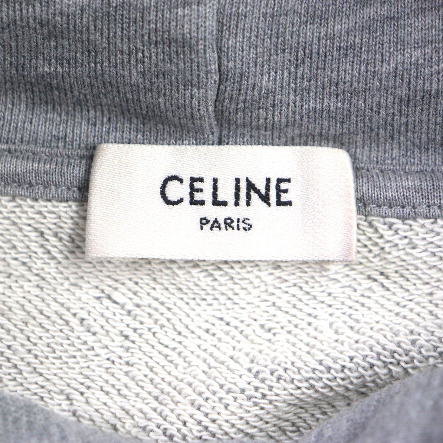 CELINE – Logo Drawstring Hoodie –– Hedi Slimane – 2023 – 100% Authentic Pre-Owned✨ Excellent Used Condition
