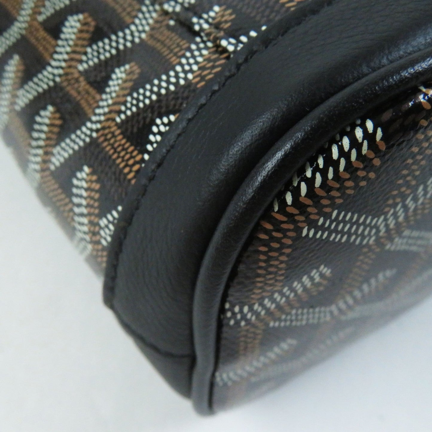 GOYARD yr 2020  -Alpin Mini Backpack in Black Goyardine Canvas & Leather – 100% Authentic Pre-Owned Like new / excellent condition