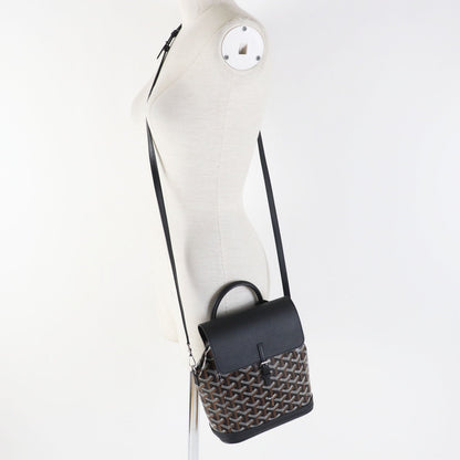 GOYARD yr 2020  -Alpin Mini Backpack in Black Goyardine Canvas & Leather – 100% Authentic Pre-Owned Like new / excellent condition