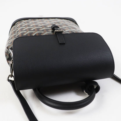 GOYARD yr 2020  -Alpin Mini Backpack in Black Goyardine Canvas & Leather – 100% Authentic Pre-Owned Like new / excellent condition