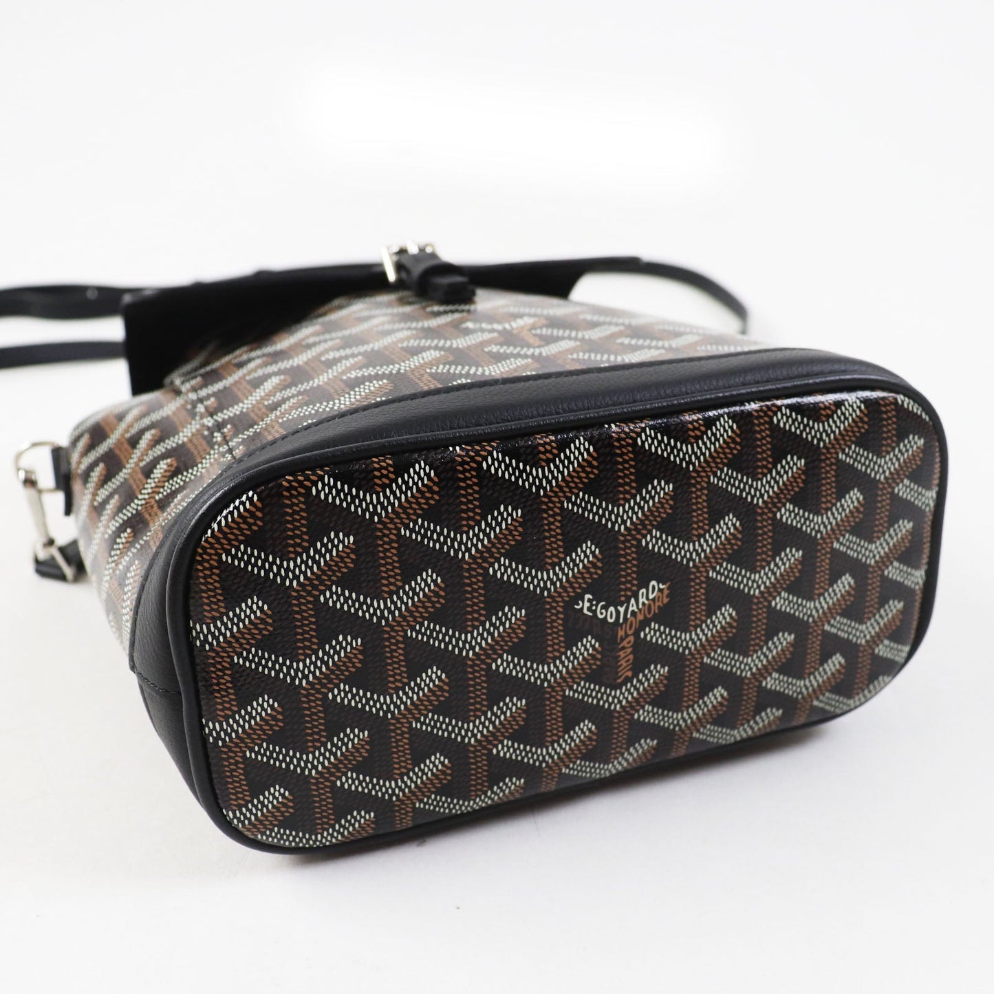 GOYARD yr 2020  -Alpin Mini Backpack in Black Goyardine Canvas & Leather – 100% Authentic Pre-Owned Like new / excellent condition