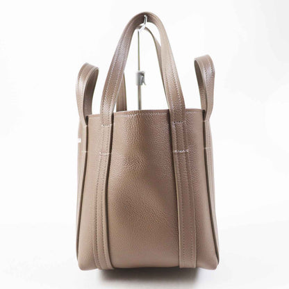 BALENCIAGA 2020s Everyday XS North South 2020s Tote Bag in Brown Leather – Designed by Demna Gvasalia 100% Authentic Pre-Owned Near New✨condition