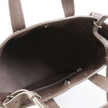 BALENCIAGA 2020s Everyday XS North South 2020s Tote Bag in Brown Leather – Designed by Demna Gvasalia 100% Authentic Pre-Owned Near New✨condition