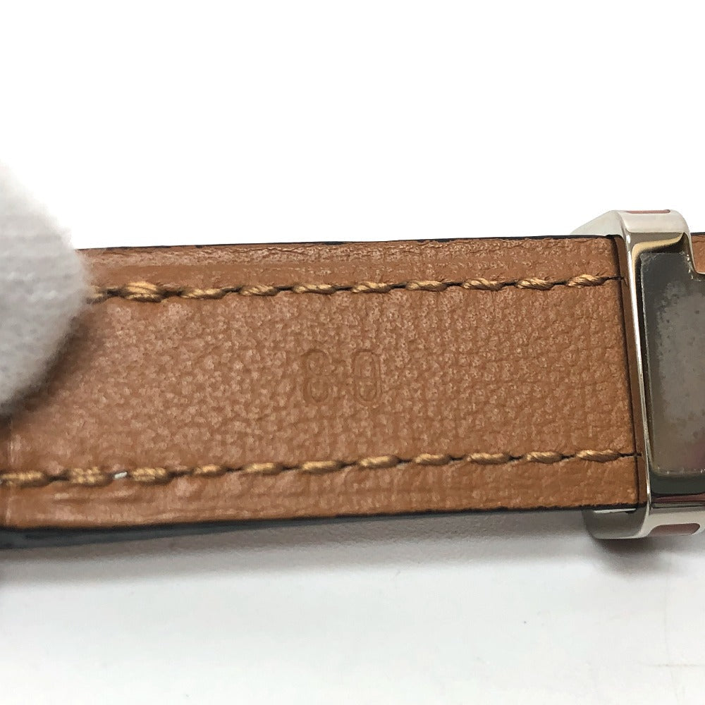HERMÈS – “Pop H” Belt 15 Epsom Leather Brown Size 80 Introduced 2010 Inspired by Philippe Mouquet – 100% Authentic Pre-Owned Near Mint✨