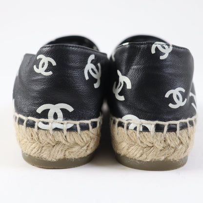 CHANEL Leather Shoes – Black & White Size 35 Collection 22S – 100% Authentic ✨Excellent Pre-Owned Condition, Almost New