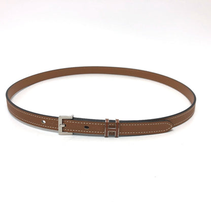 HERMÈS – “Pop H” Belt 15 Epsom Leather Brown Size 80 Introduced 2010 Inspired by Philippe Mouquet – 100% Authentic Pre-Owned Near Mint✨