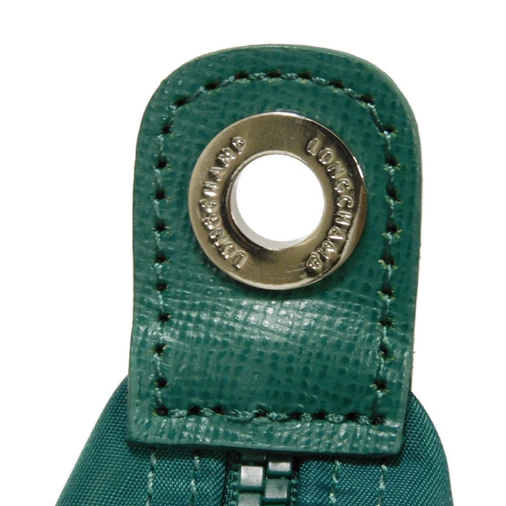 LONGCHAMP – Le Pliage Energy L Top Handle – Recycled Canvas Emerald – 100% Authentic ✨Very Good Pre-Owned Condition