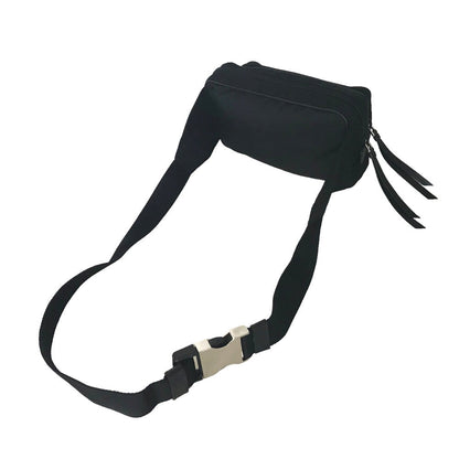 Prada Nylon Sling Bag Black – Introduced Late 1990s by Miuccia Prada – 100% Authentic Pre-Owned