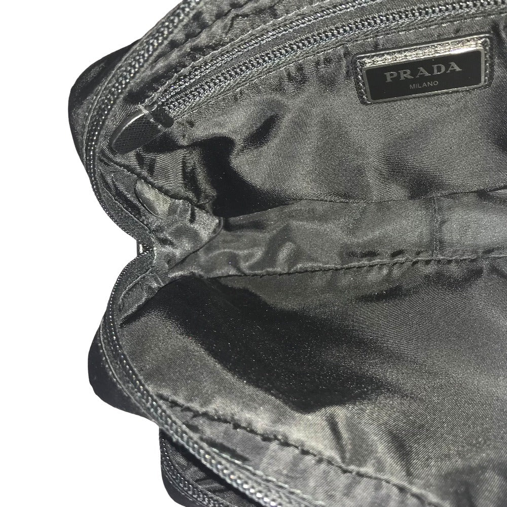 Prada Nylon Sling Bag Black – Introduced Late 1990s by Miuccia Prada – 100% Authentic Pre-Owned