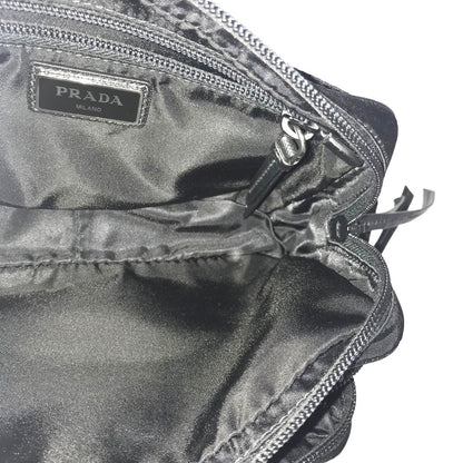 Prada Nylon Sling Bag Black – Introduced Late 1990s by Miuccia Prada – 100% Authentic Pre-Owned