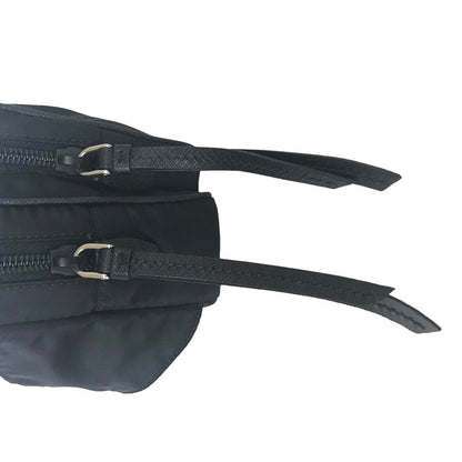 Prada Nylon Sling Bag Black – Introduced Late 1990s by Miuccia Prada – 100% Authentic Pre-Owned