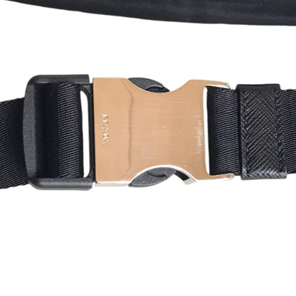 Prada Nylon Sling Bag Black – Introduced Late 1990s by Miuccia Prada – 100% Authentic Pre-Owned