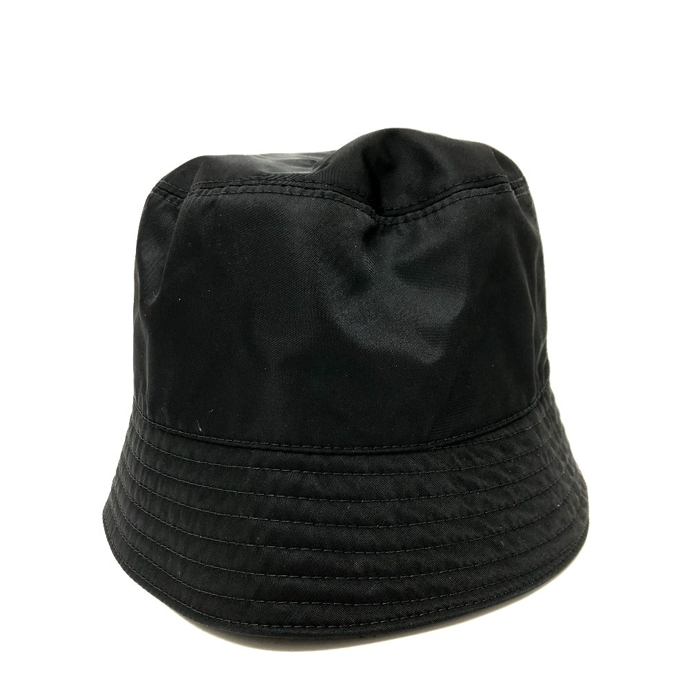 Prada Triangle Logo – Bucket Hat Introduced Late 1990s by Miuccia Prada – 100% Authentic Pre-Owned