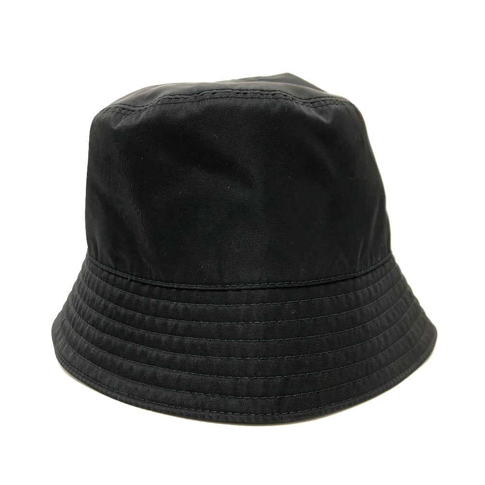 Prada Triangle Logo – Bucket Hat Introduced Late 1990s by Miuccia Prada – 100% Authentic Pre-Owned