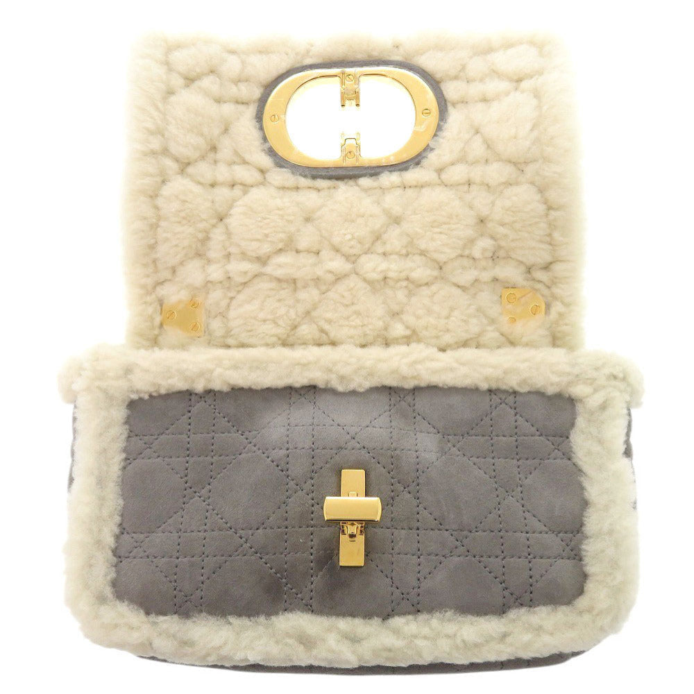 Christian Dior  – Caro Chain Gray Mouton & Suede –