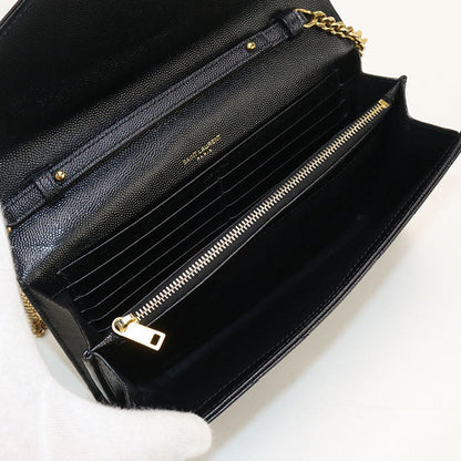 SAINT LAURENT – Cassandra Chain Wallet by Anthony Vaccarello 2018–2019 100% Authentic A Rank ✨ Excellent Pre-Owned
