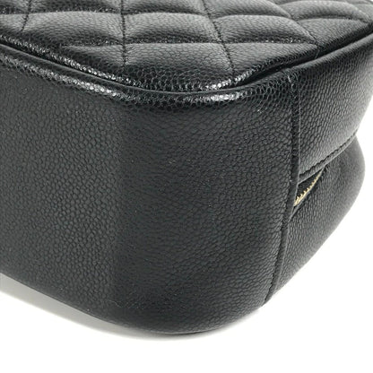 CHANEL – Pouch – CC COCO Mark Logo Matelassée– Karl Lagerfeld Era – Approx. 2018–2019 – 100% Authentic Pre-Owned                      SA Rank ✨ Excellent