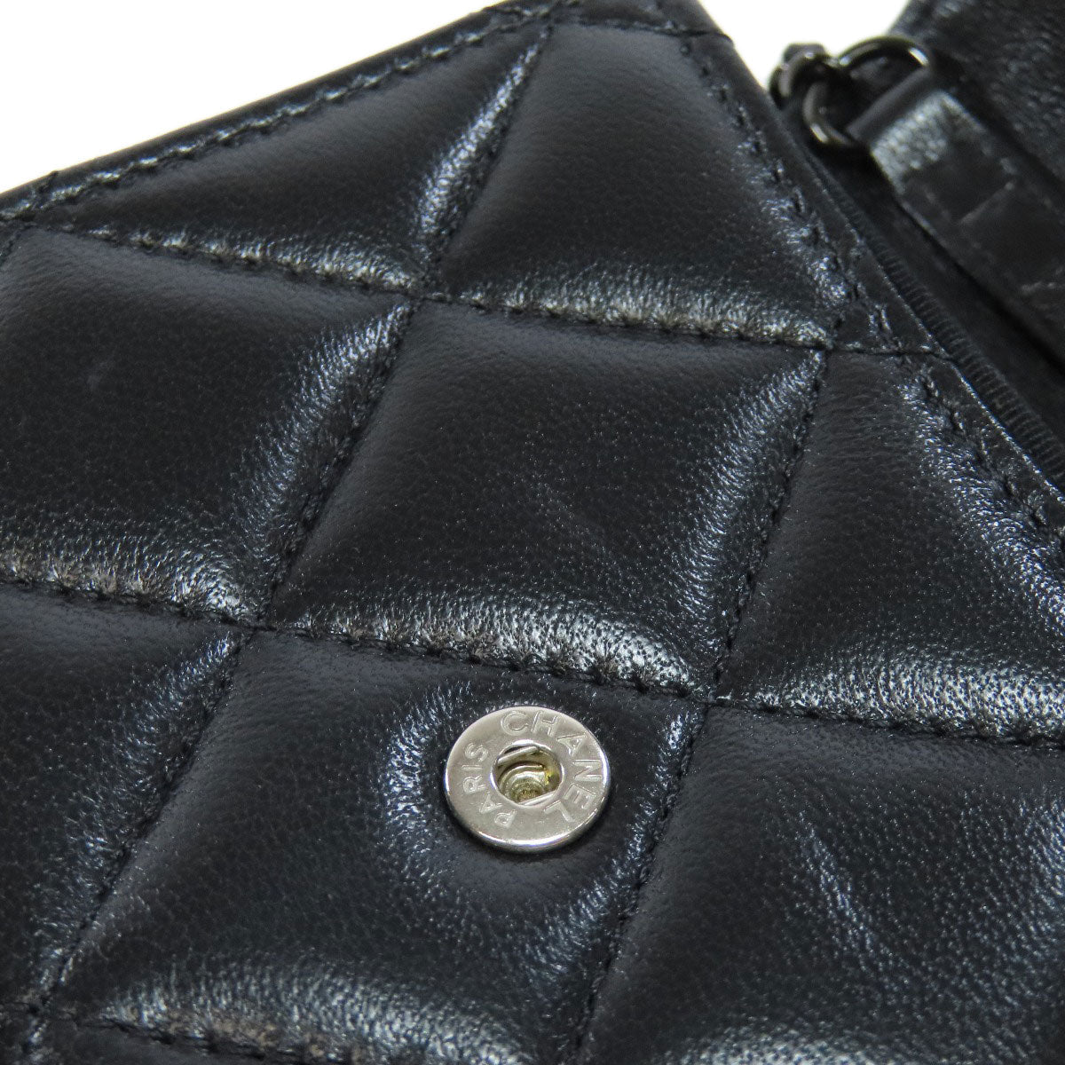 CHANEL – Bifold Wallet – Chain Wallet Matelassée– Karl Lagerfeld – 2017 – 100% Authentic Pre-Owned ✨Priced Right