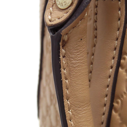 GUCCI GG Signature Microssima 2-Way  Detachable shoulder strap Italy 100% Authentic Pre-Owned AB+ Rank ✨Very Good ✨