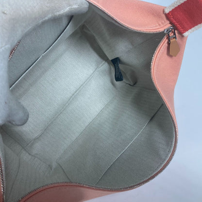 HERMÈS Bride-A-Black GM Canvas Handbag in Pink – 100% Authentic ✨Excellent Pre-Owned