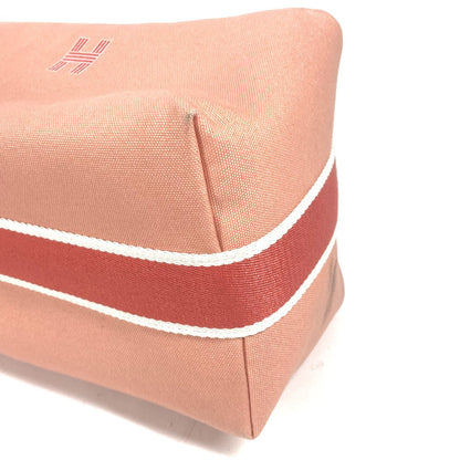 HERMÈS Bride-A-Black GM Canvas Handbag in Pink – 100% Authentic ✨Excellent Pre-Owned