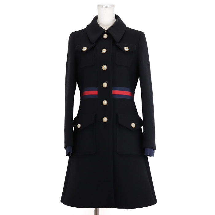 GUCCI – Wool Belted Coat – by Alessandro Michele – 2018 – 100% Authentic ✨Very Good Pre-Owned