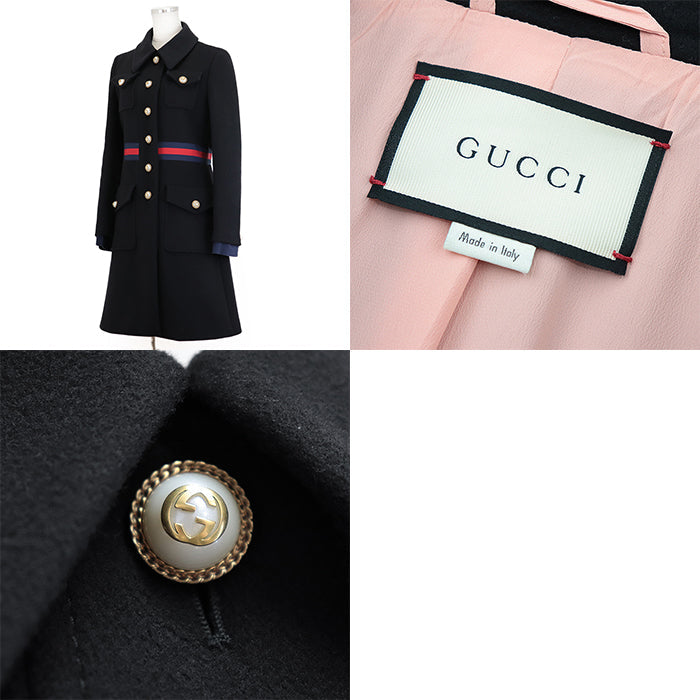 GUCCI – Wool Belted Coat – by Alessandro Michele – 2018 – 100% Authentic ✨Very Good Pre-Owned