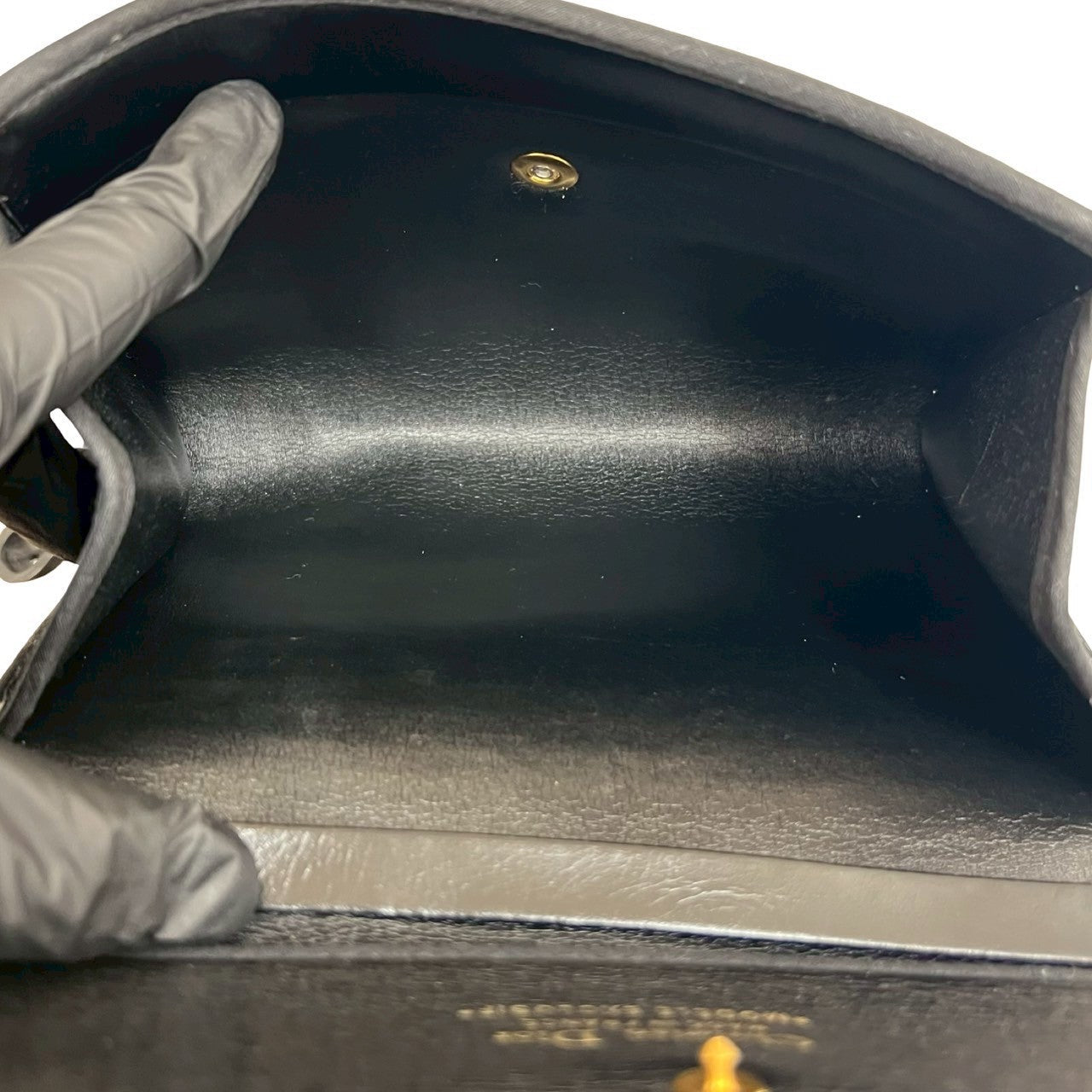 DIOR – Logo Metal Shoulder Bag –