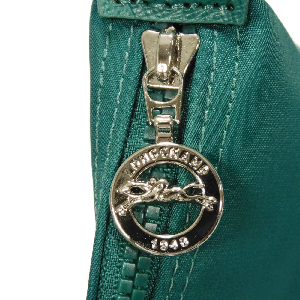 LONGCHAMP – Le Pliage Energy L Top Handle – Recycled Canvas Emerald – 100% Authentic ✨Very Good Pre-Owned Condition