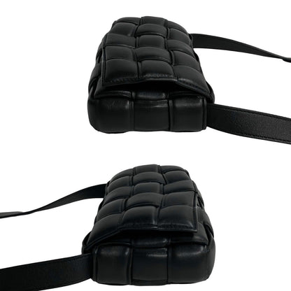 Bottega Veneta 100% Authentic Pre-Owned Padded Cassette Mini Bag | Black Leather | Designed by Daniel Lee Authentic Pre-Owned