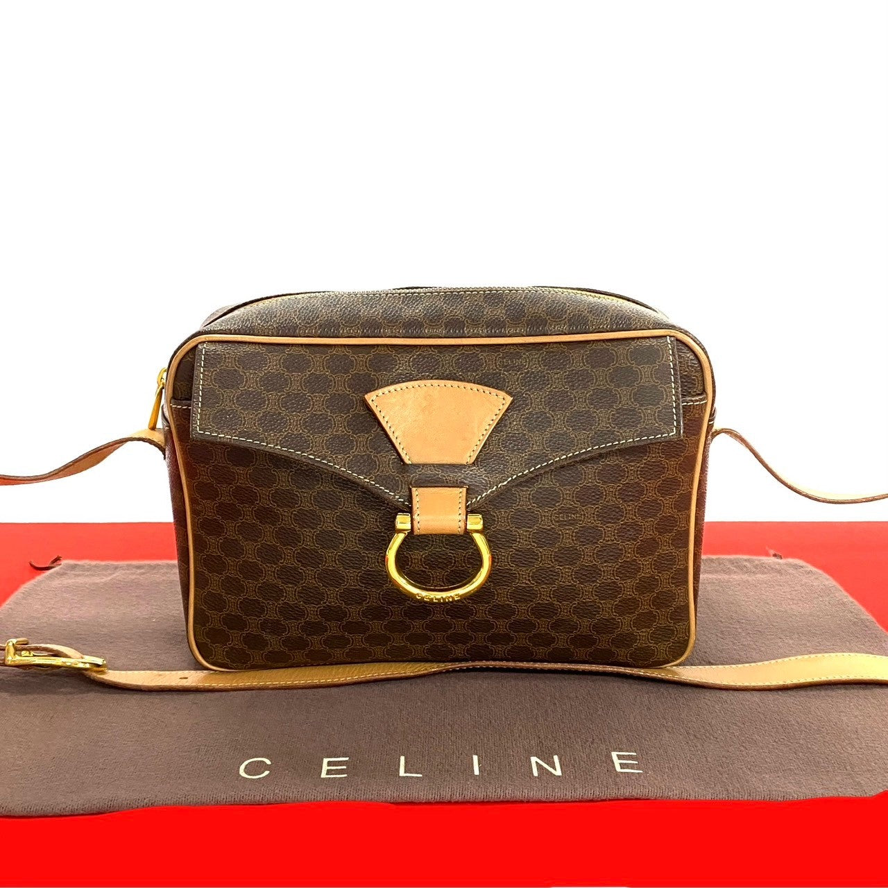 CELINE Macadam Blason Triomphe Logo by Michael Kors Circa Late 1990s Early 2000s 100% Authentic ✨Very Good Pre-Owned