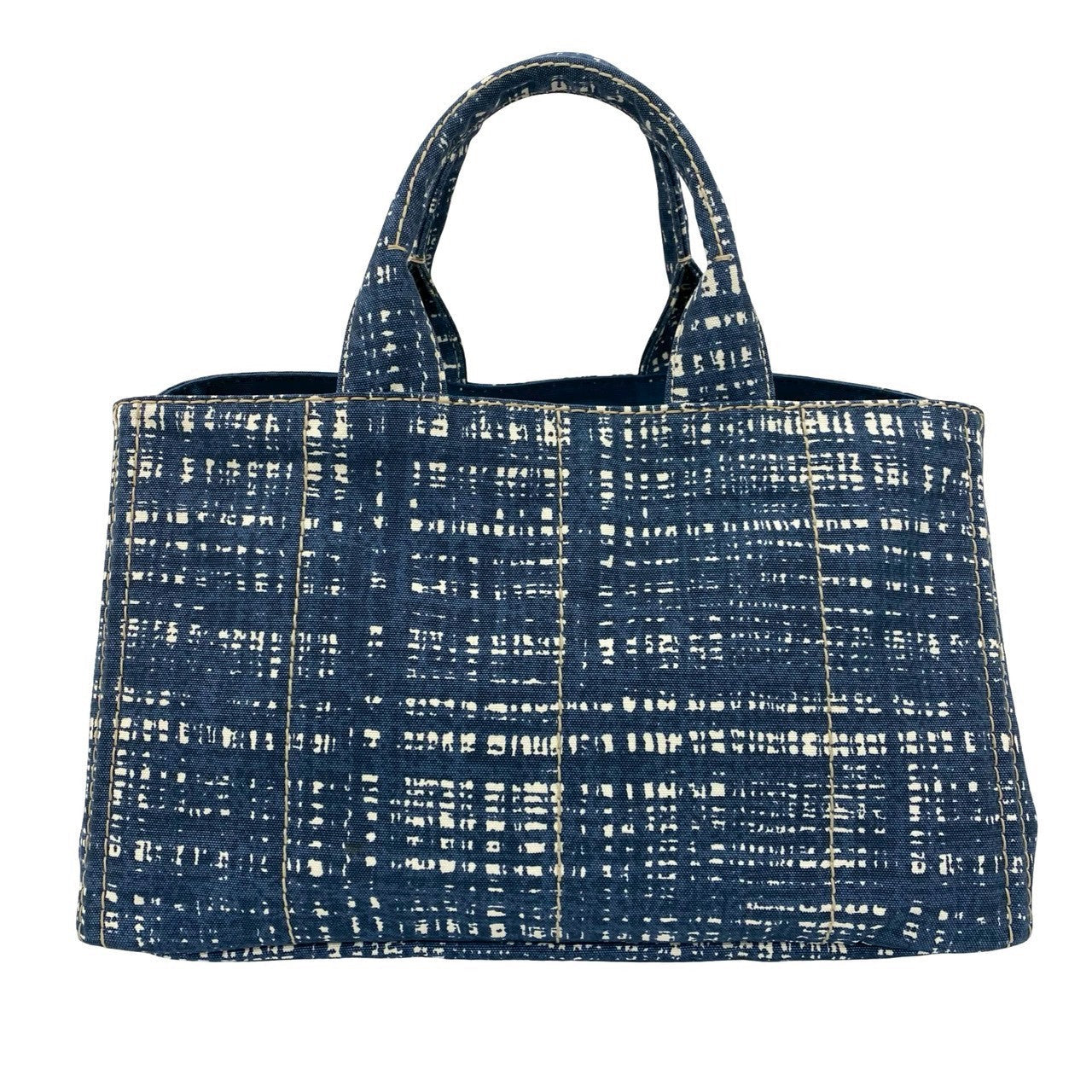 Prada Blue canvas with signature triangle logo hardware Introduced Early 2000s by Miuccia Prada – 100% Authentic Pre-Owned AB Rank ✨ Gently Used