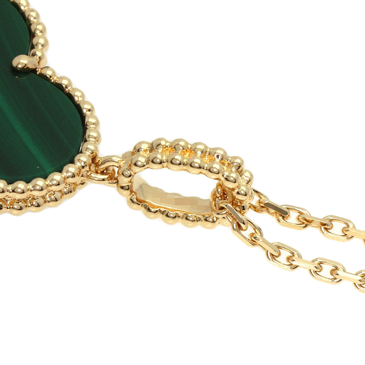 VAN CLEEF & ARPELS Magic Alhambra Malachite 18K Yellow Gold Introduced 2006 100% Authentic Pre-Owned ✨