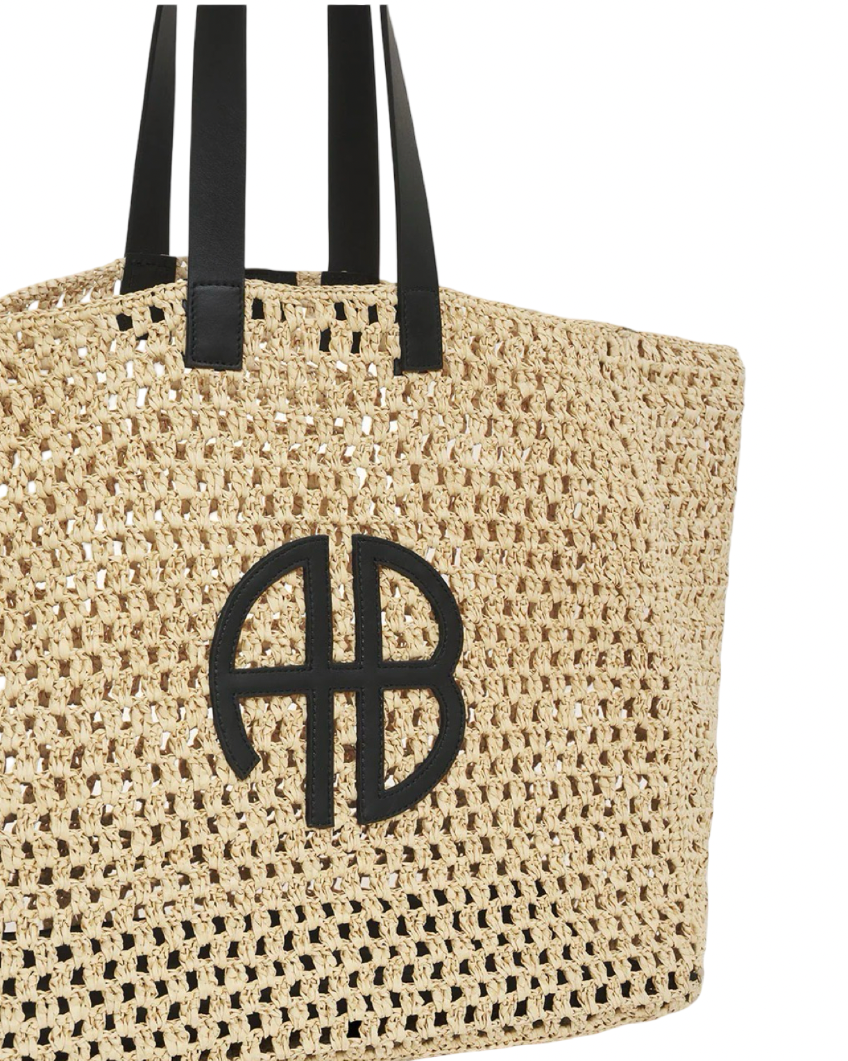 ANINE BING
Beige & Black Large Rio Previously Owned Tote