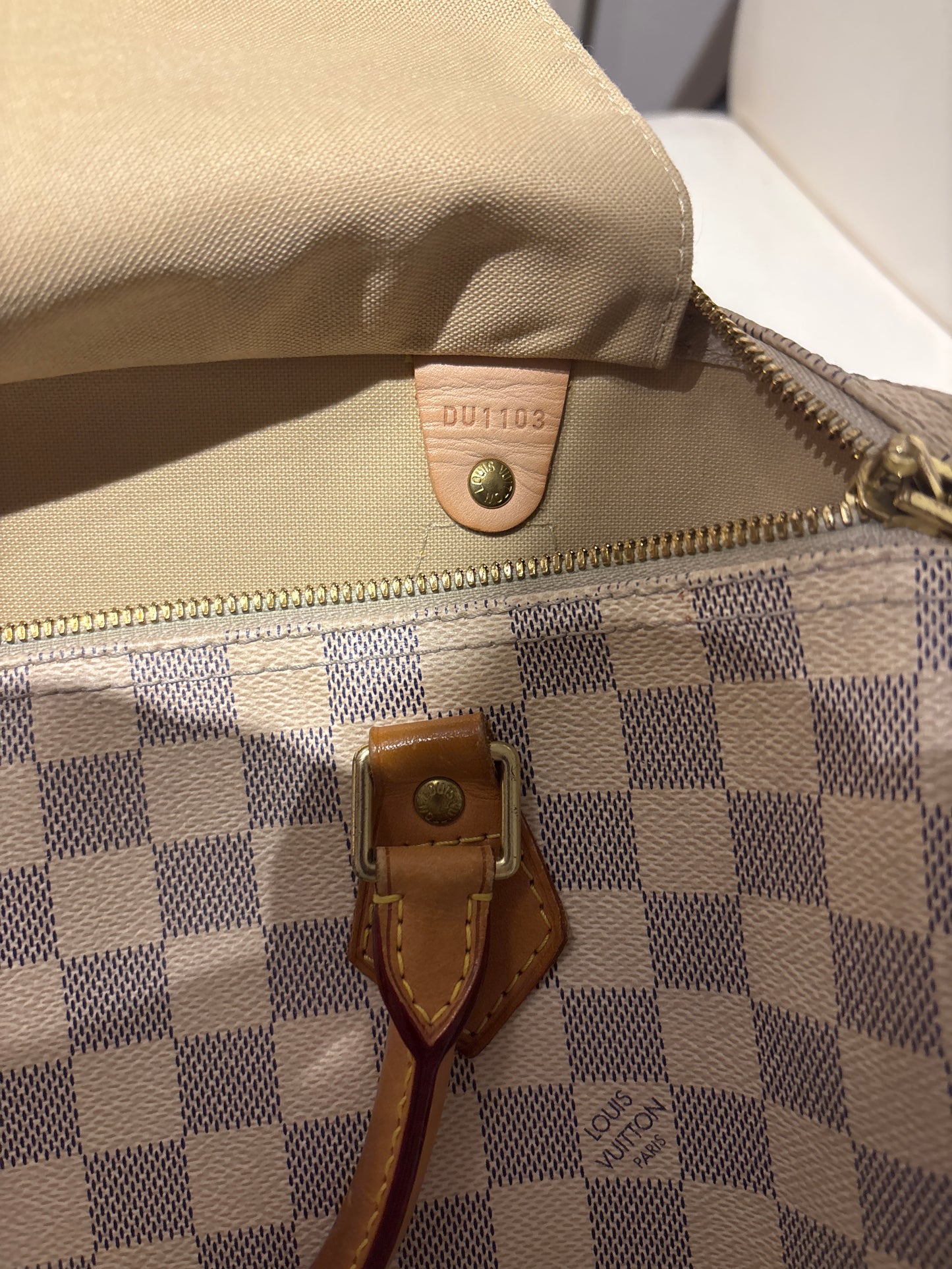 Louis Vuitton Damier Azur Canvas Speedy 30