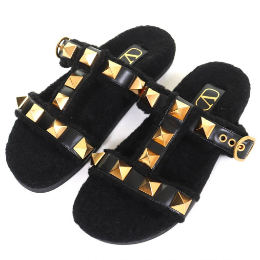 VALENTINO GARAVANI – Sandals – Leather Black – Pierpaolo Piccioli – 2021 – Size 39 – 100% Authentic SA Rank ✨ Excellent Pre-Owned