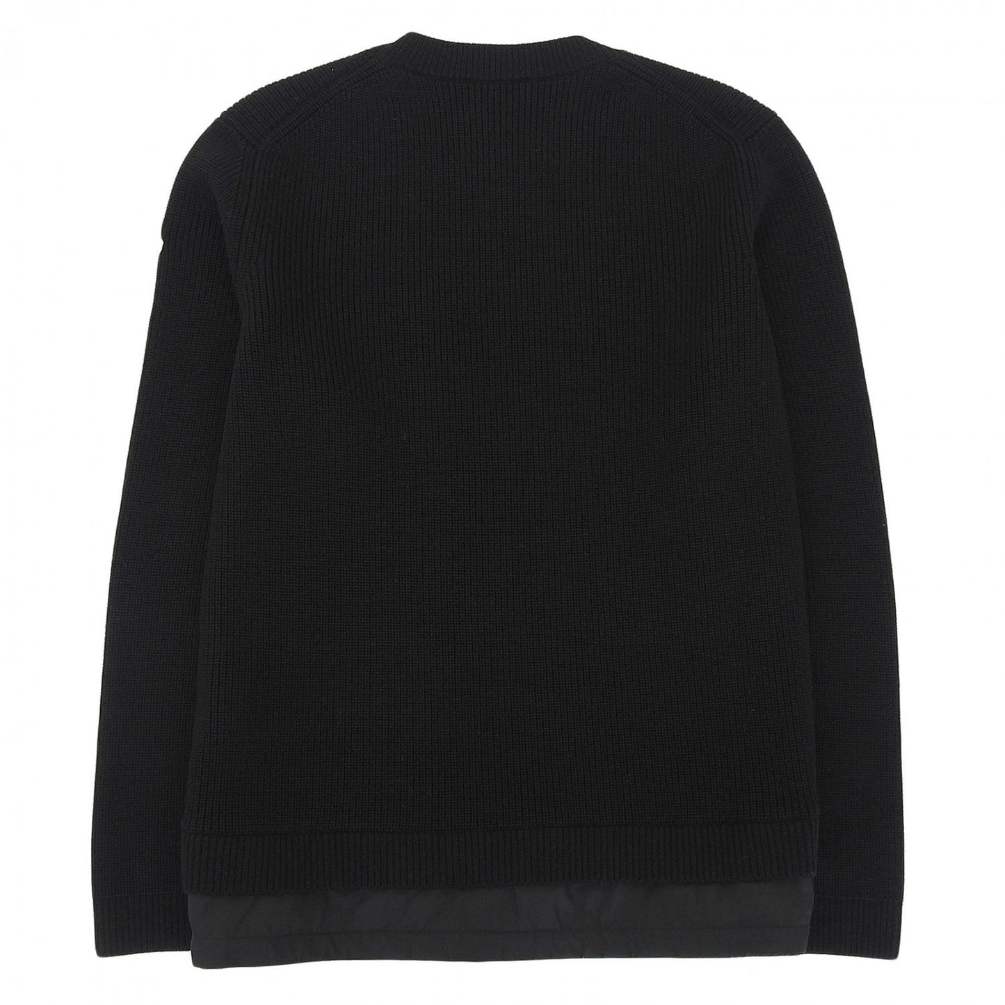 MONCLER – Knit Sweater – MAGLIONE – Black Wool – Size S
