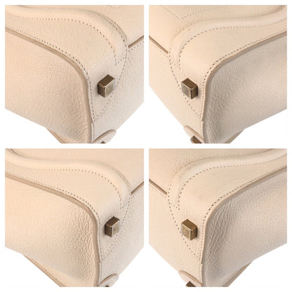 Celine The Luggage Micro Phoebe Philo Era – Early 2010s – Ivory/Gold Metal – 100% Authentic Pre-Owned ✨