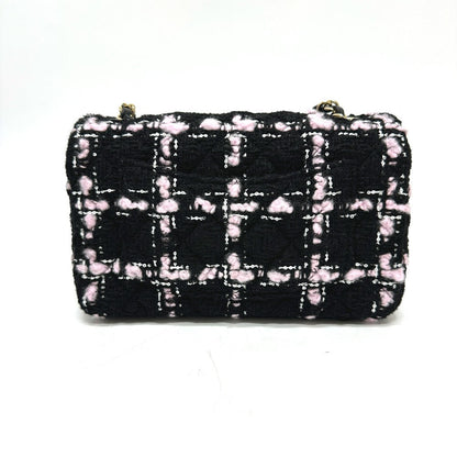 CHANEL – Classic Mini Matelassée otweed by Karl Lagerfeld Era 100% Authentic Pre-Owned NS Rank   ✨Unused exhibit ✨