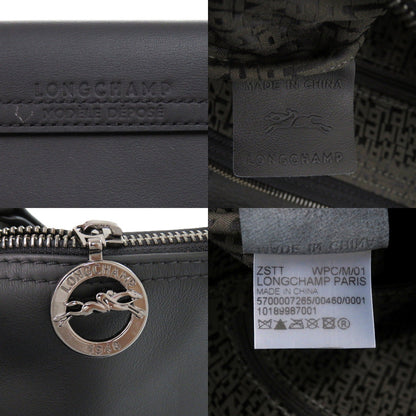 Longchamp – Le Pliage Extra Shoulder Bag – Black Leather – 100% Authentic ✨Pristine Pre-Owned Condition