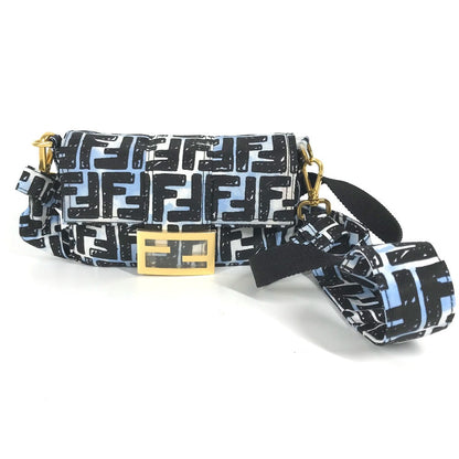 FENDI – Zucca Baguette Mini Joshua Vides Collaboration – 2020 – 100% Authentic Pre-Owned ✨Near New