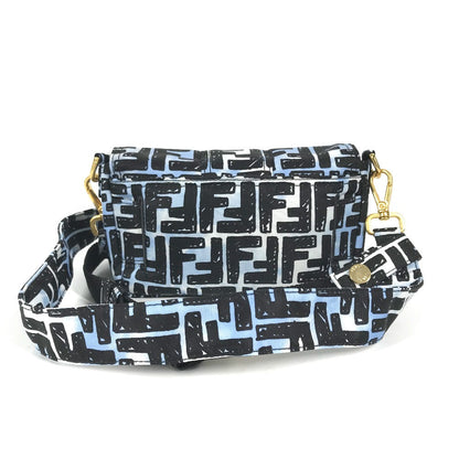 FENDI – Zucca Baguette Mini Joshua Vides Collaboration – 2020 – 100% Authentic Pre-Owned ✨Near New
