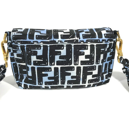FENDI – Zucca Baguette Mini Joshua Vides Collaboration – 2020 – 100% Authentic Pre-Owned ✨Near New