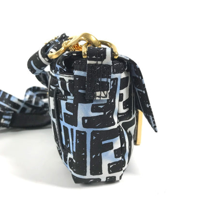 FENDI – Zucca Baguette Mini Joshua Vides Collaboration – 2020 – 100% Authentic Pre-Owned ✨Near New