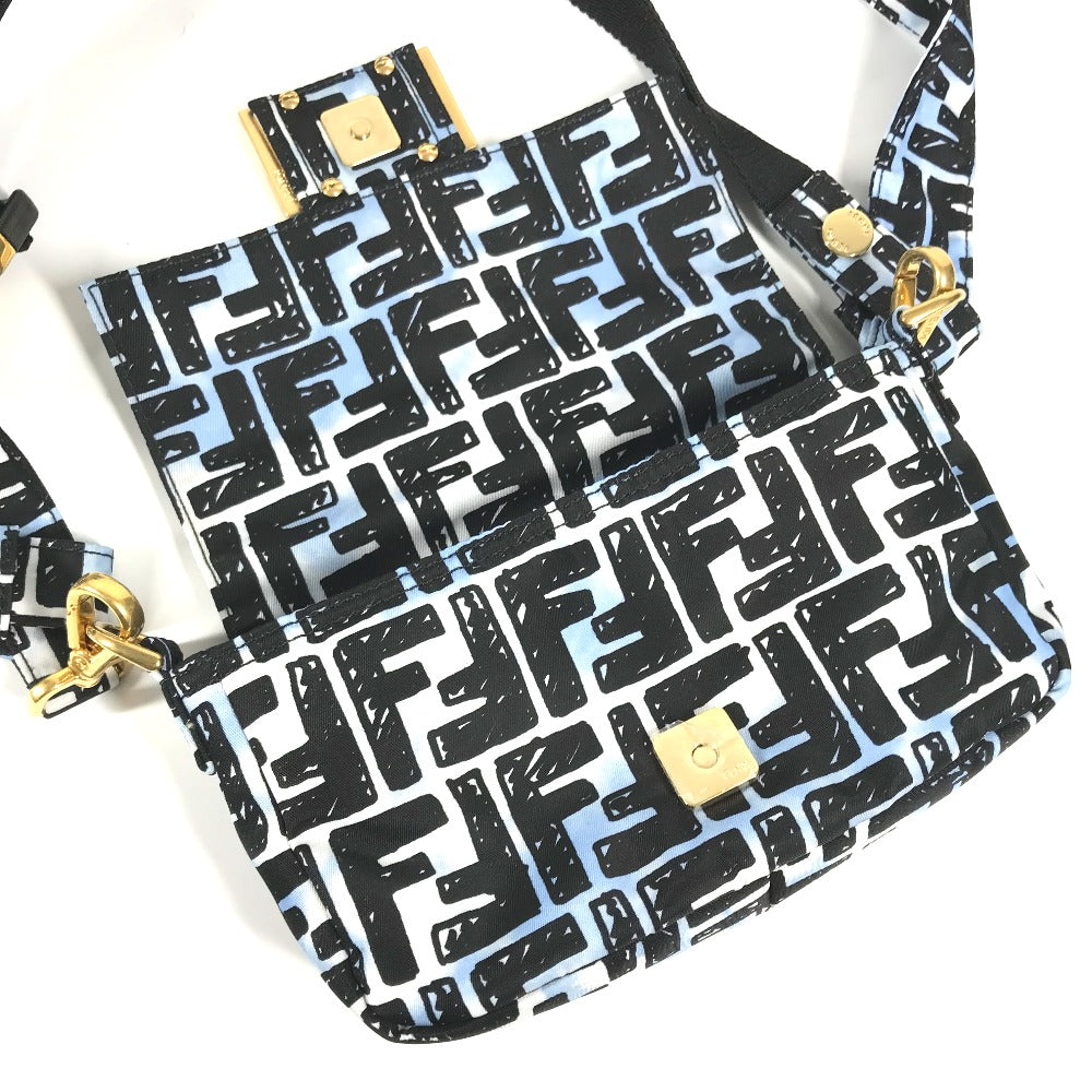 FENDI – Zucca Baguette Mini Joshua Vides Collaboration – 2020 – 100% Authentic Pre-Owned ✨Near New