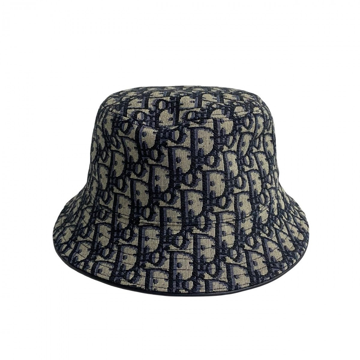 Dior Trotter Pattern Hat in Navy 100u% Authentic