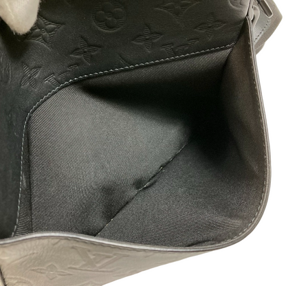 Louis Vuitton Duo Messenger Sling Bag Black Monogram Shadow Leather 100% Authentic ✨Excellent Pre-Owned Condition