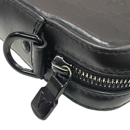 Louis Vuitton Duo Messenger Sling Bag Black Monogram Shadow Leather 100% Authentic ✨Excellent Pre-Owned Condition