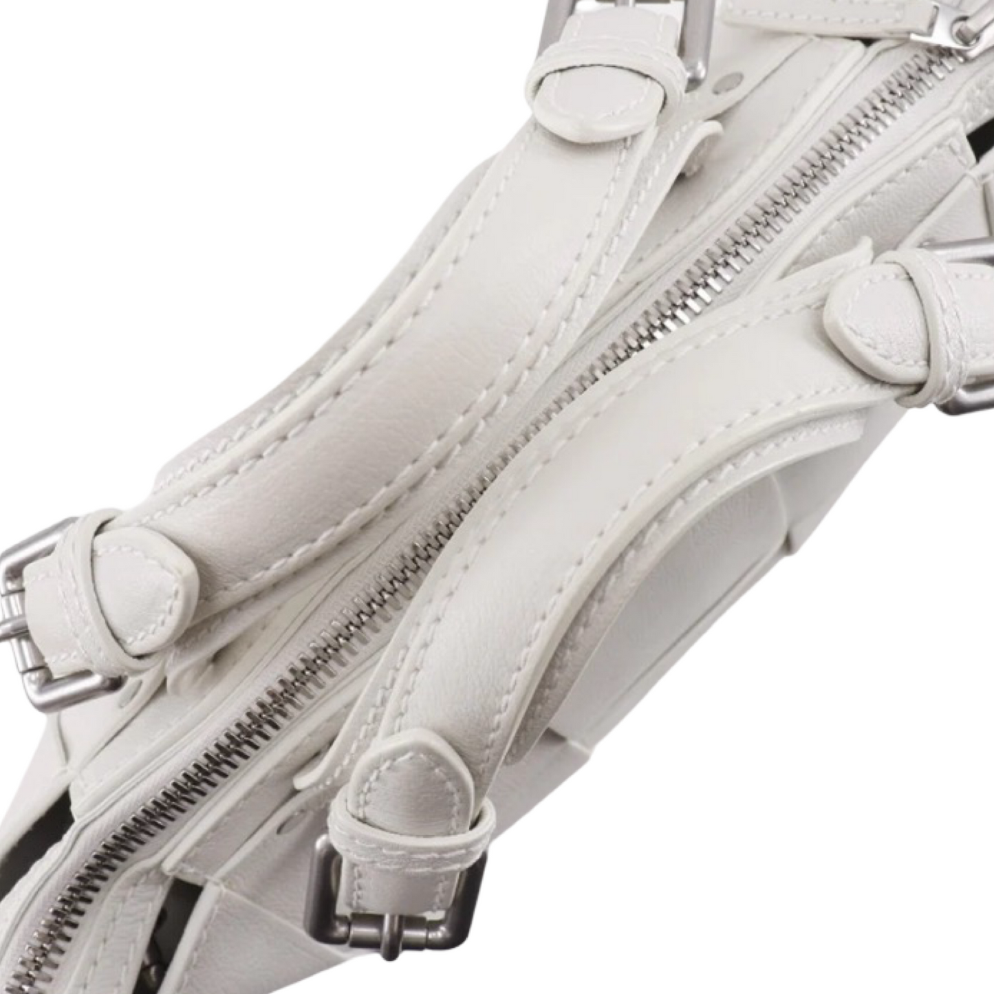 Bottega Veneta Arco Tool Bag Off-White Calfskin Leather –Previously Owned